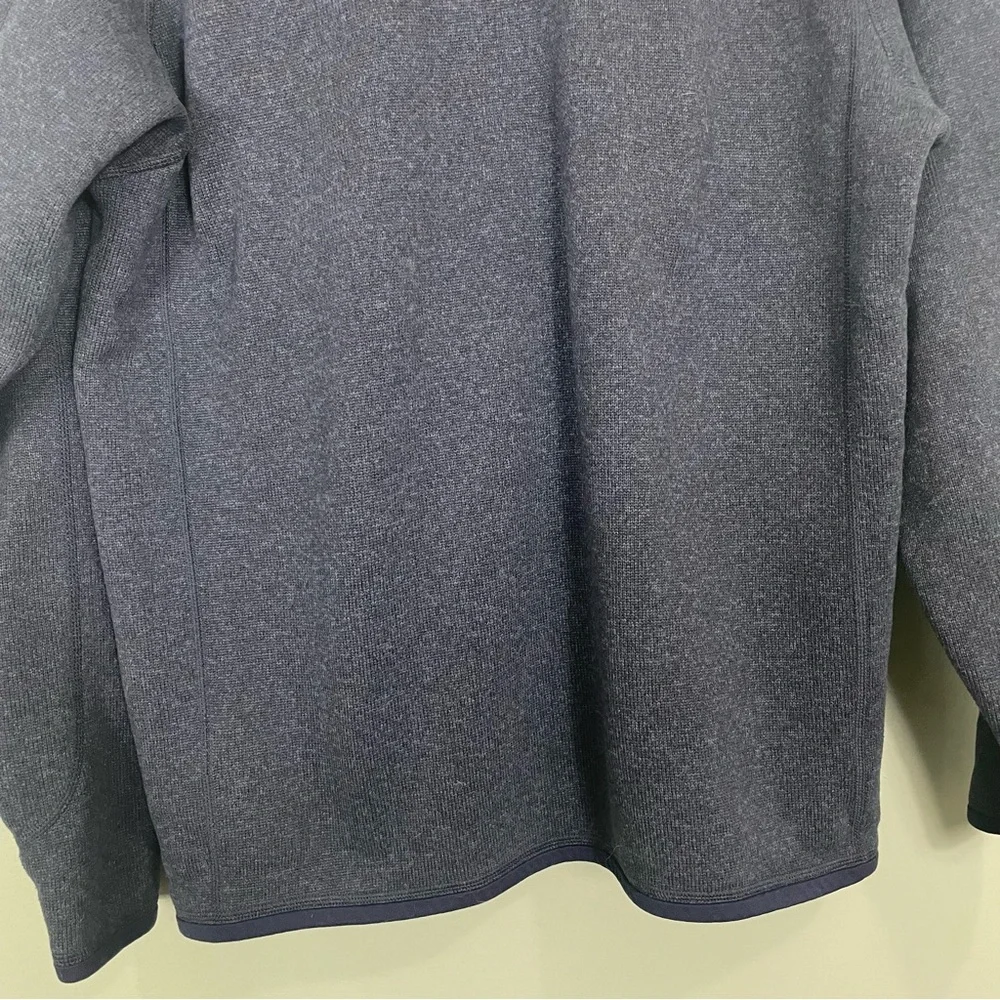 Patagonia Men’s Better Sweater 1/4‎ Half Zip Up Navy Blue Size Large Fleece